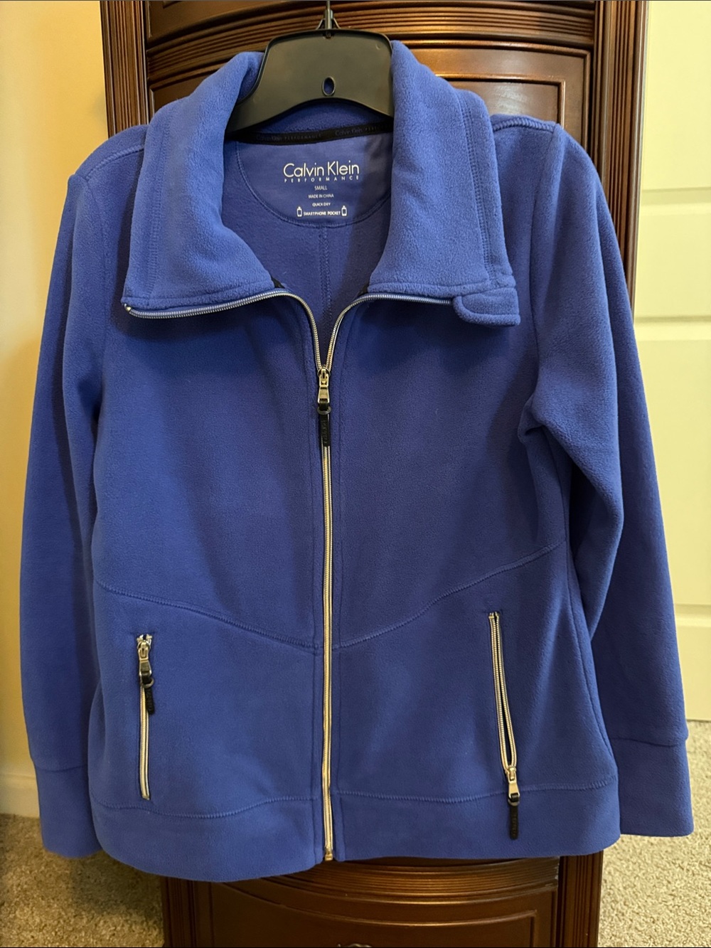 Calvin Klein Full-Zip Teddy Fleece Jacket